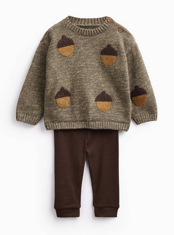 Acorn Knitted Jumper & Leggings Set 18-24 months